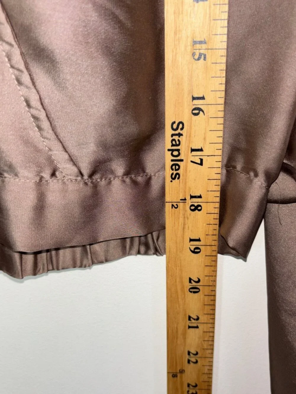 Free People Midnight Vibes Blouse Satin Cropped Ballon Sleeve V-Neck Top Small